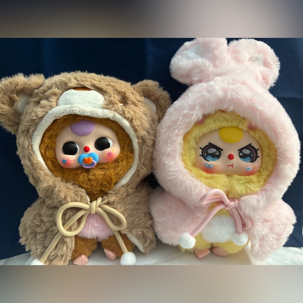 Two confirmed I’m not a warrior series plush pendant! 2 characters in one!